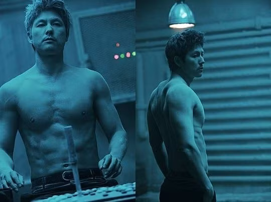 Mỹ nam 42 tuổi của làng điện ảnh Hàn Quốc Jung Woo Sung. Mỹ nam châu Á khoe cơ bụng 6 múi