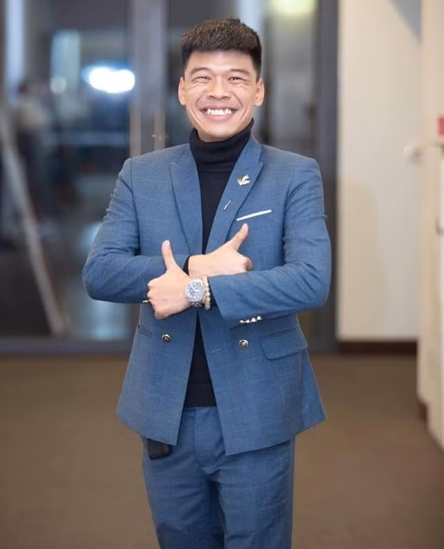 Nam diễn viên Trung Ruồi với khuôn mặt nhăn nhăn đặc trưng. Ảnh: FBNV.