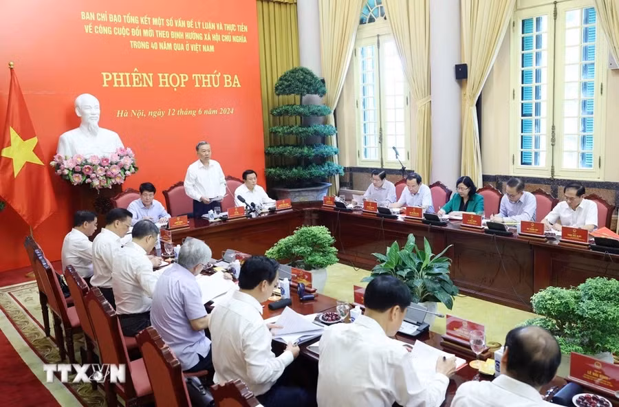 Chủ tịch nước Tô Lâm phát biểu chỉ đạo. (Ảnh: Nhan Sáng/TTXVN) Chủ tịch nước Tô Lâm phát biểu chỉ đạo. (Ảnh: Nhan Sáng/TTXVN)