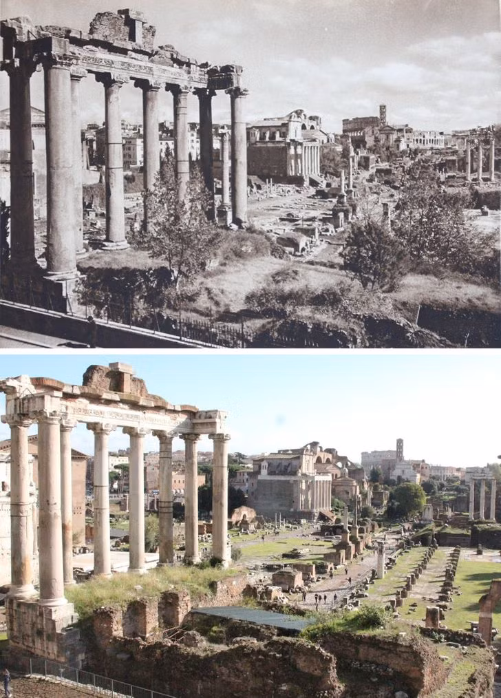 Rome, Ý, 1925 so với 2016