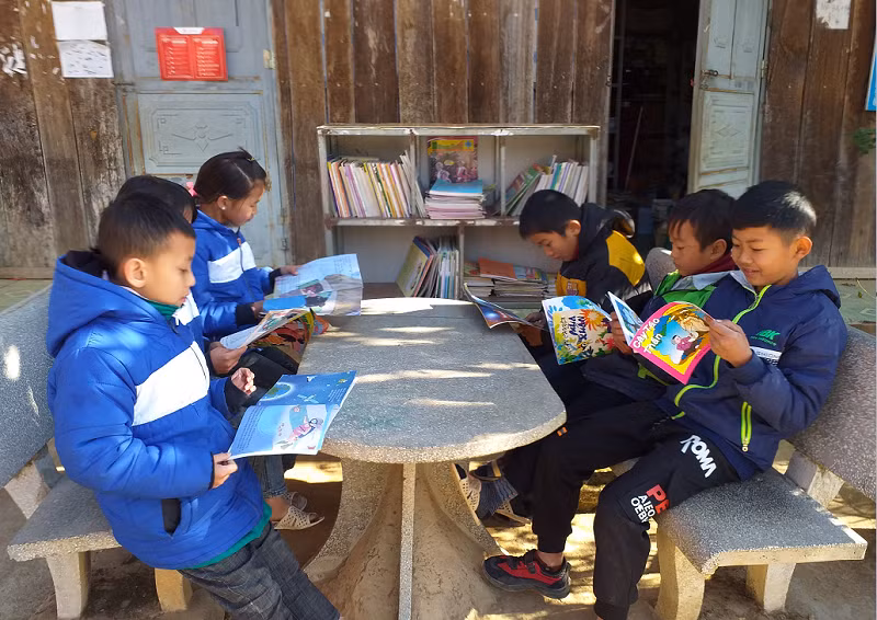 Các thư viện trường học được phát huy hiệu quả.