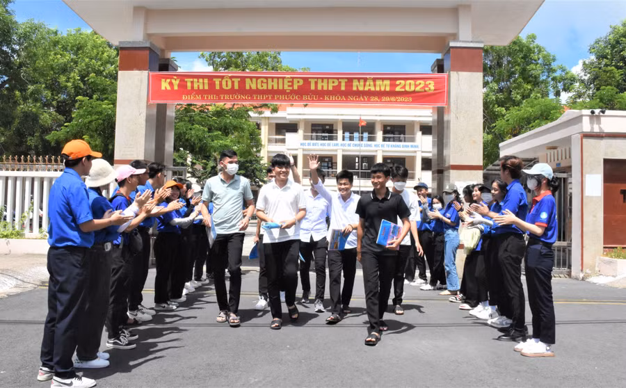 Thí sinh Bà Rịa – Vũng Tàu tham dự Kỳ thi tốt nghiệp THPT năm 2023. Ảnh minh họa: ITN
