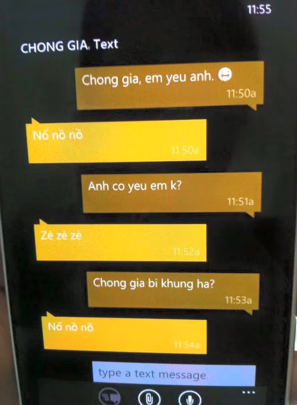Phản ứng của các ông chồng khi vợ nhắn tin “Em yêu anh“ ảnh 26