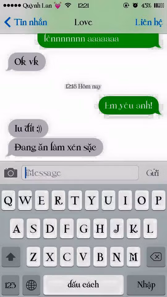 Phản ứng của các ông chồng khi vợ nhắn tin “Em yêu anh“ ảnh 27