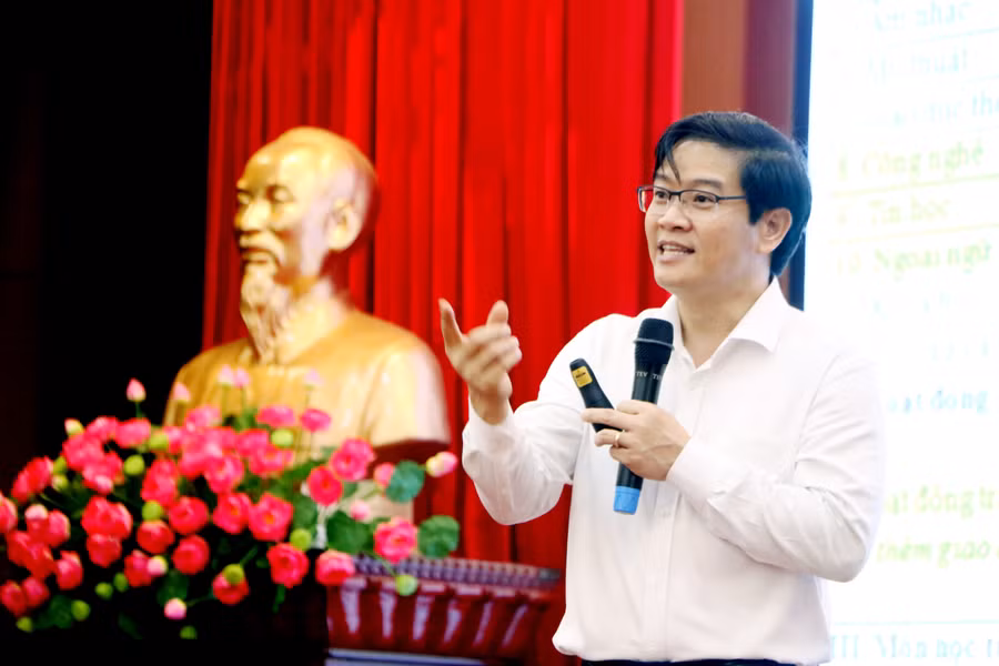 TS Thái Văn Tài – Vụ trưởng Vụ Giáo dục Tiểu học (Bộ GD&ĐT). Ảnh: TG TS Thái Văn Tài – Vụ trưởng Vụ Giáo dục Tiểu học (Bộ GD&ĐT). Ảnh: TG