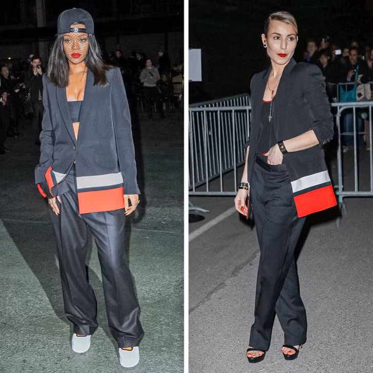 Rihanna và Noomi Rapace. Rihanna và Noomi Rapace.