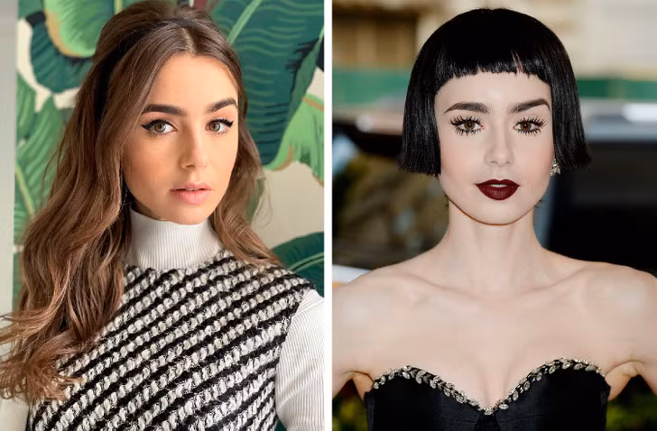 Lily Collins.