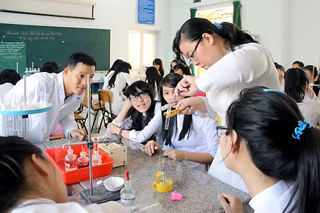Hiện tượng thực tiễn “biến hóa” trong bài giảng Hóa học