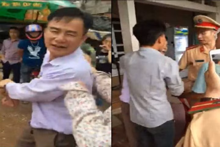 Khởi tố lái xe gây tai nạn, hành hung cảnh sát giao thông