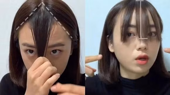 trán hẹp, trán ngắn nên để kiểu tóc nào, kiểu tóc cho người trán ngắn