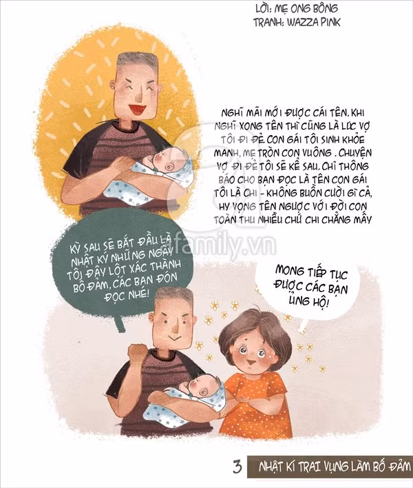 Nhật ký làm bố đảm 