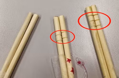  Sự thật bất ngờ về những vòng tròn khắc trên đầu đũa dùng 1 lần - Ảnh 2
