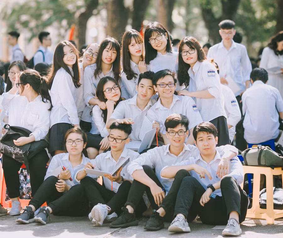 Học sinh Trường THPT Chu Văn An