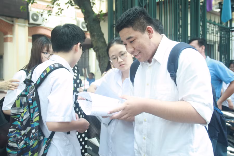 Thí sinh thi tốt nghiệp THPT.