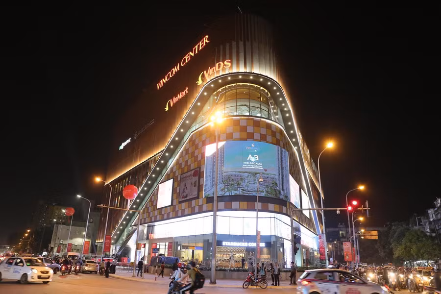 Vincom đã phát triển tới 44 TTTM tại 22 tỉnh thành trên cả nước