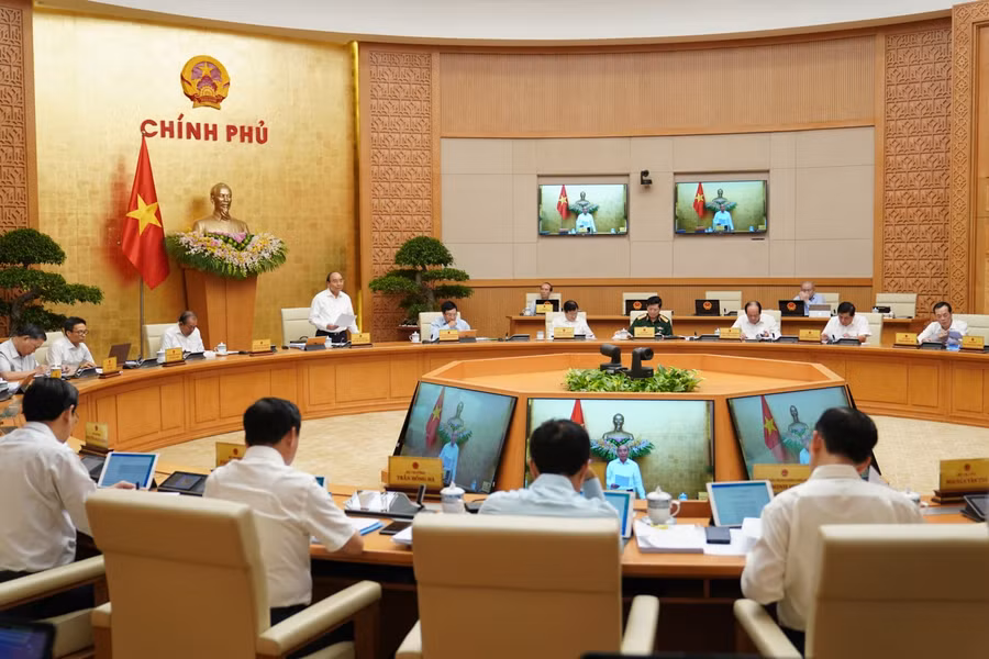 Quang cảnh phiên họp. Ảnh: VGP/Quang Hiếu