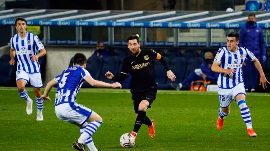 Messi tỏa sáng rực rỡ với 2 bàn thắng, 1 kiến tạo (Ảnh: Reuters).