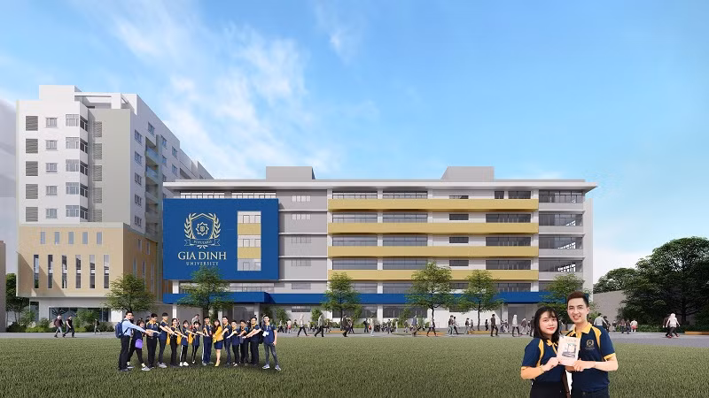 Sinh viên Trường ĐH Gia Định. Ảnh: NTCC