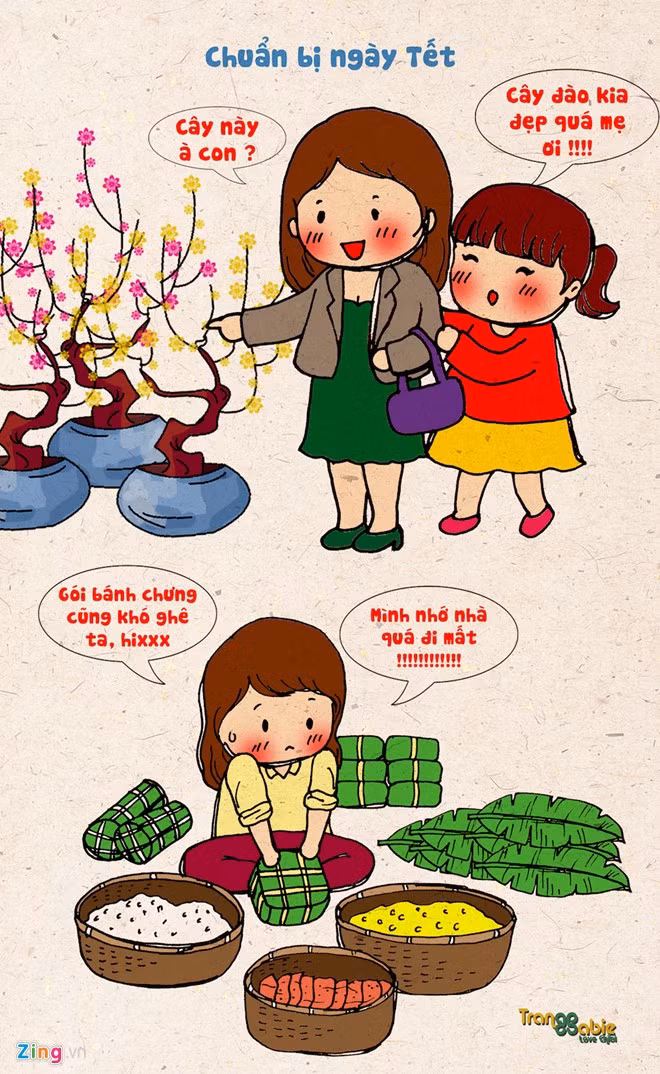 5 sự khác biệt giữa học sinh và du học sinh ngày tết