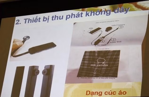 Thiết bị thu phát tín hiệu camera siêu nhỏ như hạt đậu, cúc áo. Thiết bị thu phát tín hiệu camera siêu nhỏ như hạt đậu, cúc áo.