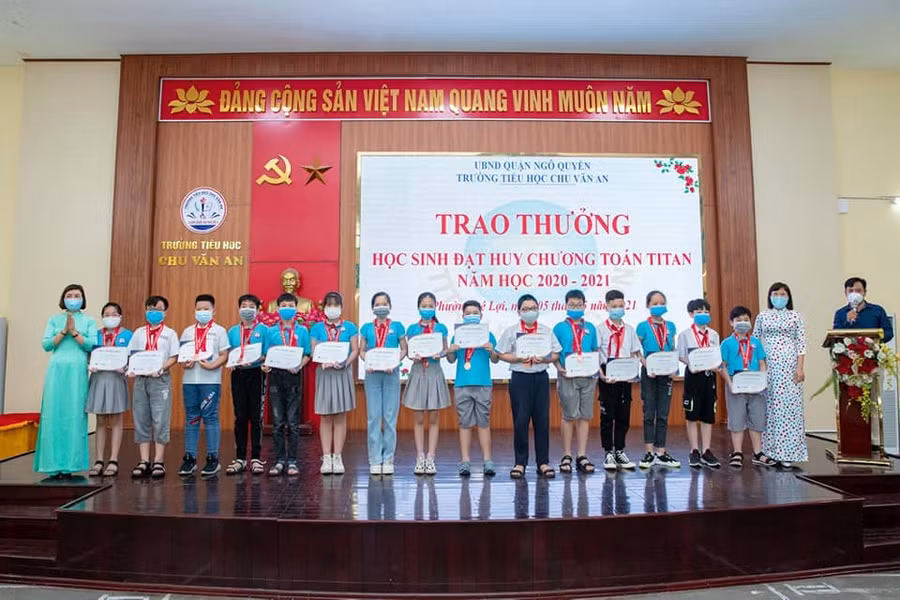 Học sinh Trường Tiểu học Chu Văn An đạt nhiều kết quả cao trong học tập