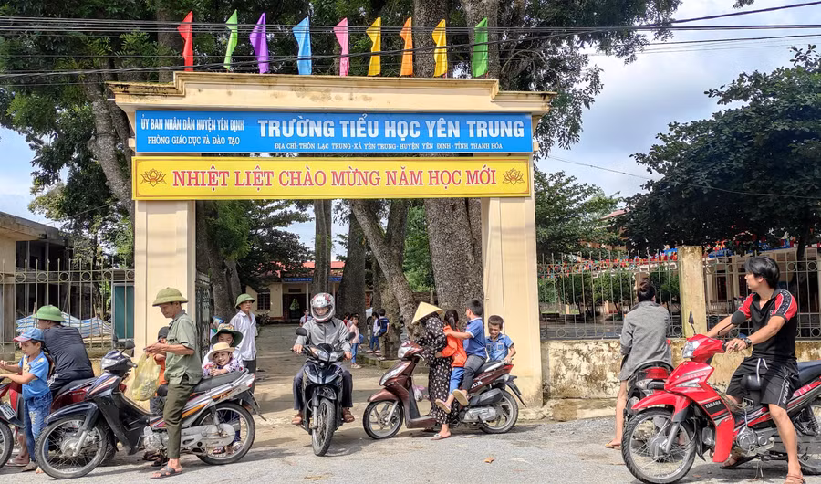Trường Tiểu học Yên Trung, huyện Yên Định, tỉnh Thanh Hóa.