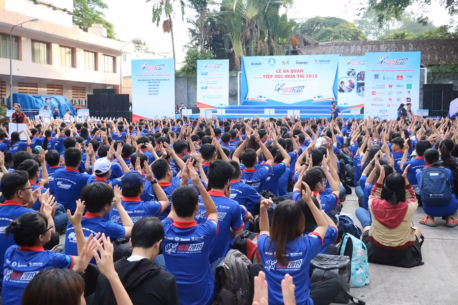 Sinh viên tình nguyện sẵn sàng cho Tiếp sức mùa thi 2019 Sinh viên tình nguyện sẵn sàng cho Tiếp sức mùa thi 2019