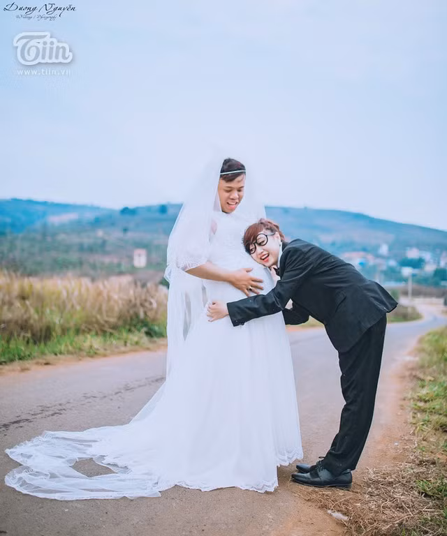 Bộ ảnh cưới siêu nhí nhố của cặp đôi 4 năm yêu nhau