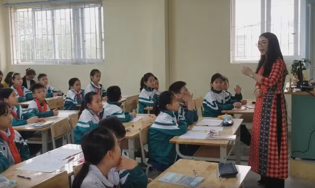 Một giờ lên lớp của cô Hà