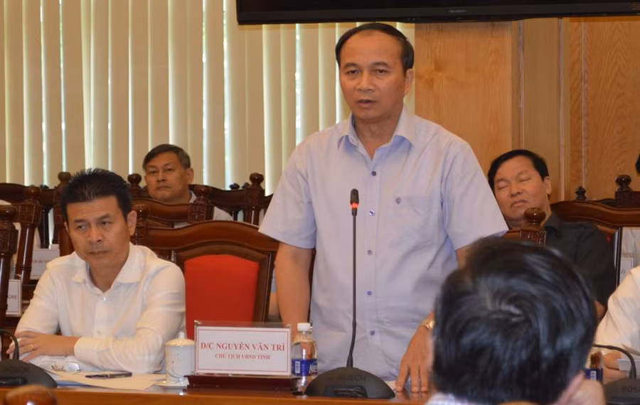 Chủ tịch UBND tỉnh Vĩnh Phúc Nguyễn Văn Trì phát biểu tại cuộc kiểm tra. - Ảnh: VGP Chủ tịch UBND tỉnh Vĩnh Phúc Nguyễn Văn Trì phát biểu tại cuộc kiểm tra. - Ảnh: VGP