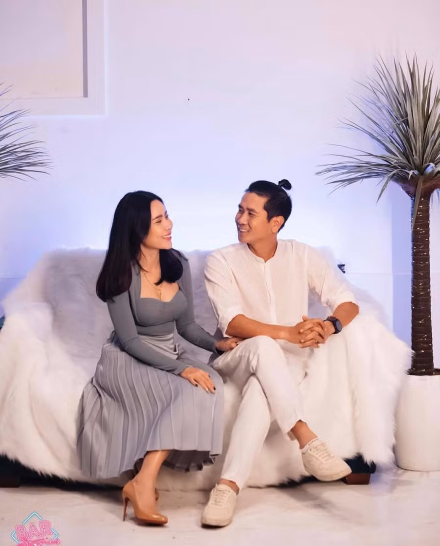 Ca sĩ Lưu Hương Giang cùng nhạc sĩ Hồ Hoài Anh.