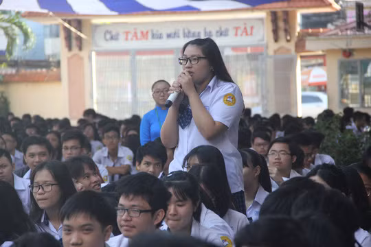 Trường học tổ chức đối thoại với học sinh. Ảnh minh họa/internet
