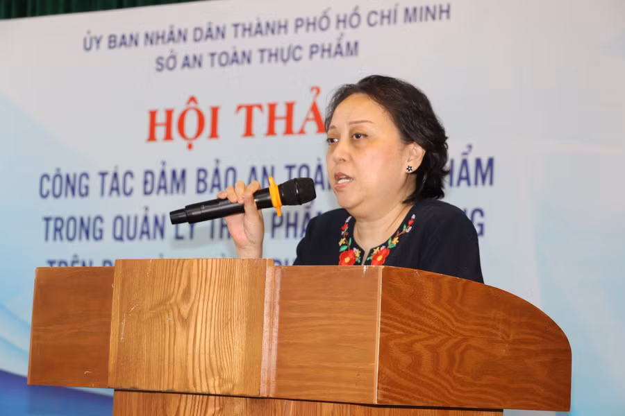 Bà Phạm Khánh Phong Lan - Giám đốc Sở An toàn thực phẩm TPHCM.
