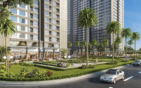 Vingroup mo ban shophouse Vinhomes Times City