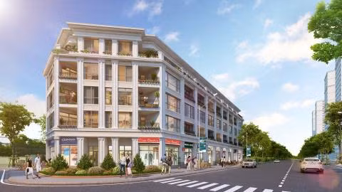 Vingroup mo ban shophouse Vinhomes Times City