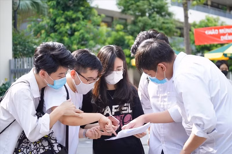 Thí sinh dự thi tốt nghiệp THPT 2021. Ảnh minh họa: TG - IT