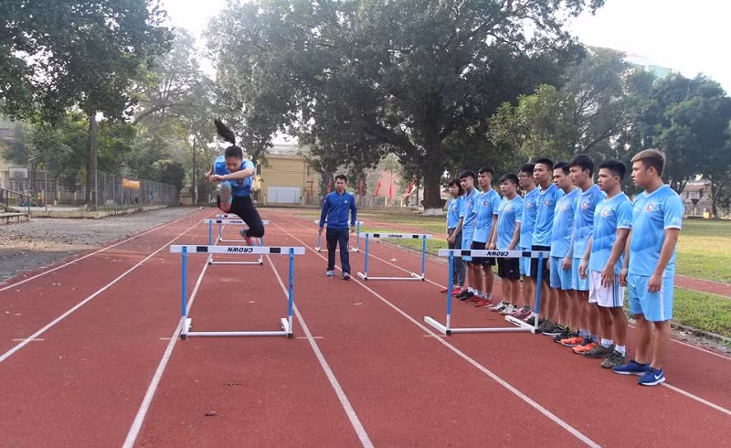 Công tác đào tạo giáo viên giáo dục thể chất tại Trường Đại học Sư phạm Thể dục thể thao Hà Nội đang ngày càng được nâng cao chất lượng, yêu cầu chuẩn đầu ra. Ảnh: NTCC