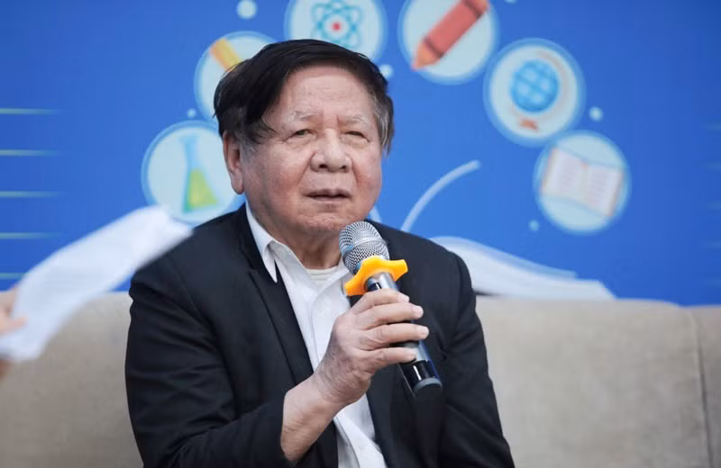 PGS.TS Trần Xuân Nhĩ, nguyên Thứ trưởng Bộ Giáo dục phát biểu tại tọa đàm.