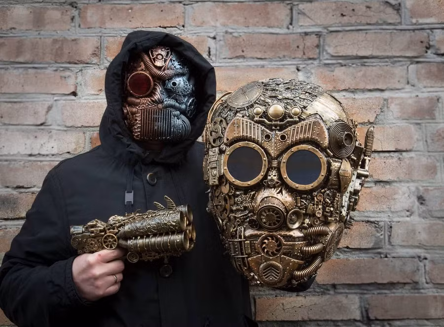 Những chiếc mặt nạ tuyệt đẹp lấy cảm hứng từ Steampunk ảnh 4