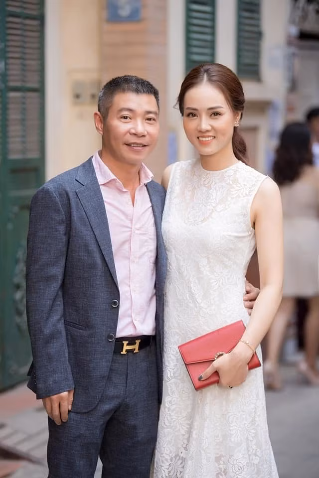 Hai vợ chồng nghệ sĩ Công Lý.