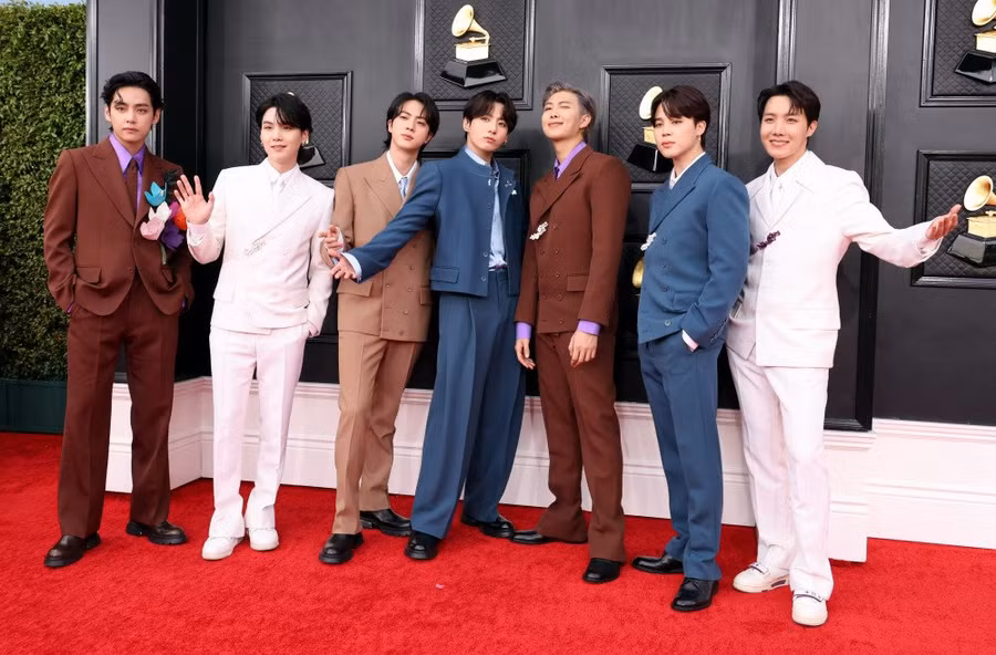 Nhóm nhạc BTS.