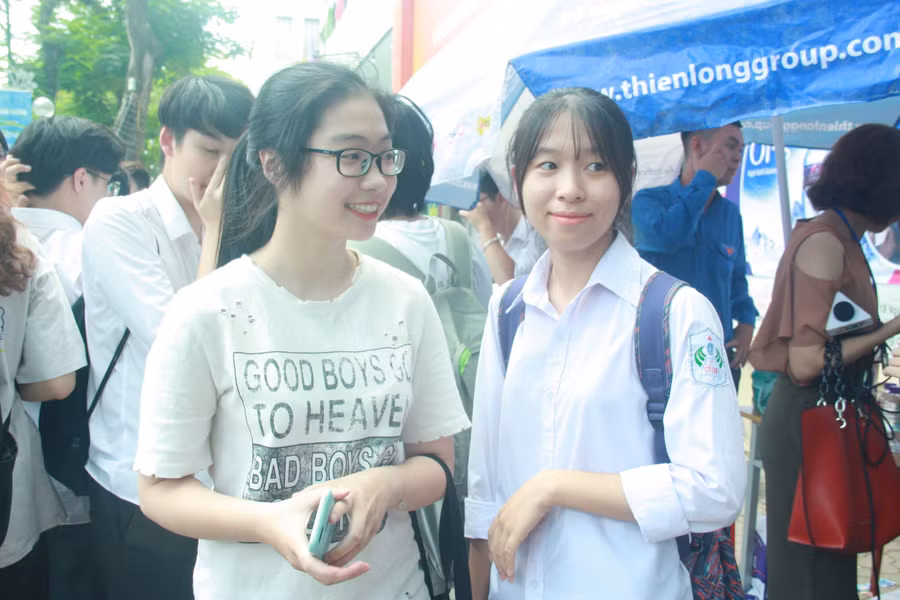 Thí sinh dự thi tốt nghiệp THPT. Thí sinh dự thi tốt nghiệp THPT.