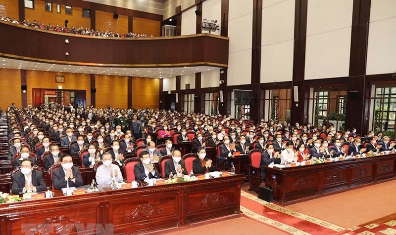 Các đại biểu về tham dự hội nghị. Ảnh: TTXVN