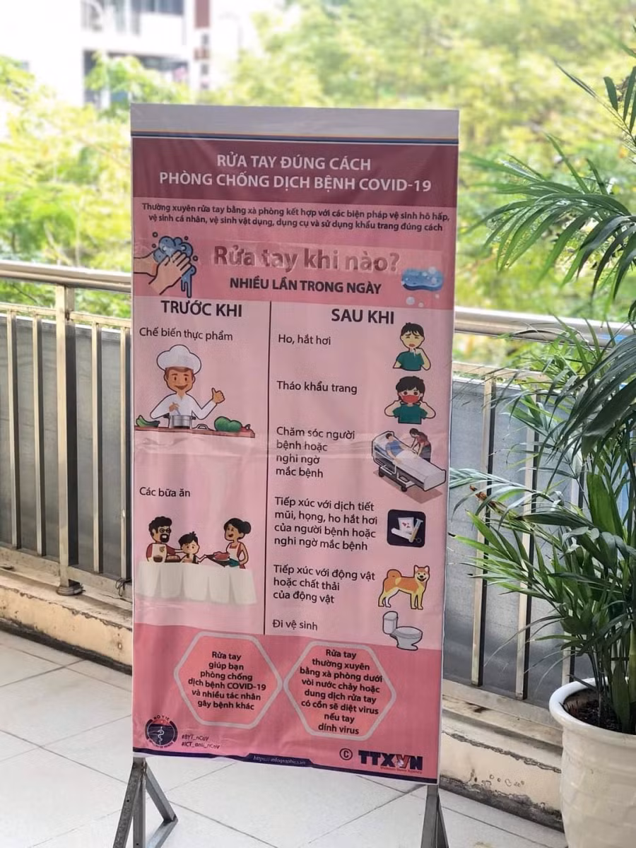 Hướng dẫn HS cách rửa tay đúng cách