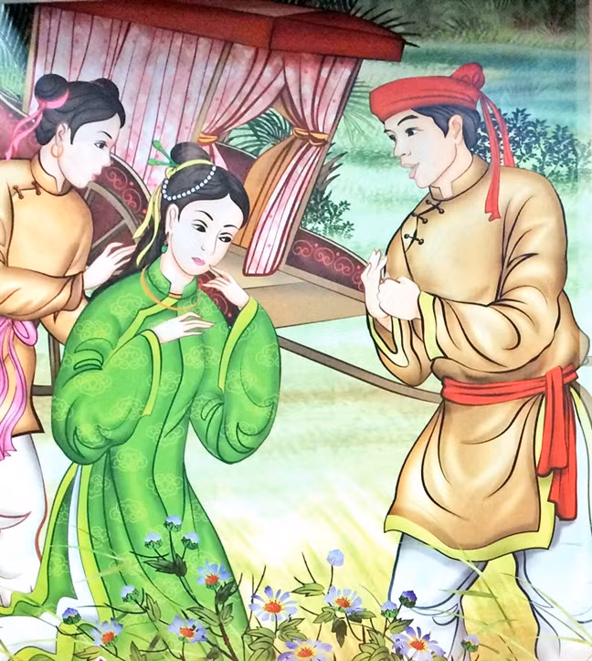 Hình ảnh Lục Vân Tiên do họa sĩ Hữu Hiếu thực hiện. Ảnh minh họa: INT Hình ảnh Lục Vân Tiên do họa sĩ Hữu Hiếu thực hiện. Ảnh minh họa: INT