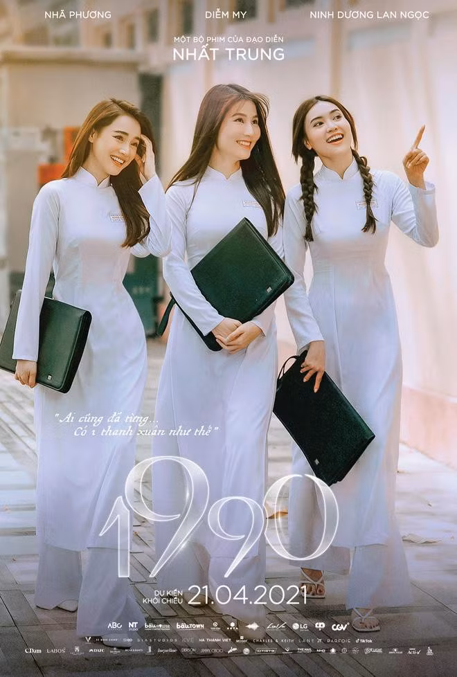 Bộ phim "1990" do 3 nữ diễn viên Ninh Dương Lan Ngọc, Diễm My 9x và Nhã Phương thủ vai chính.