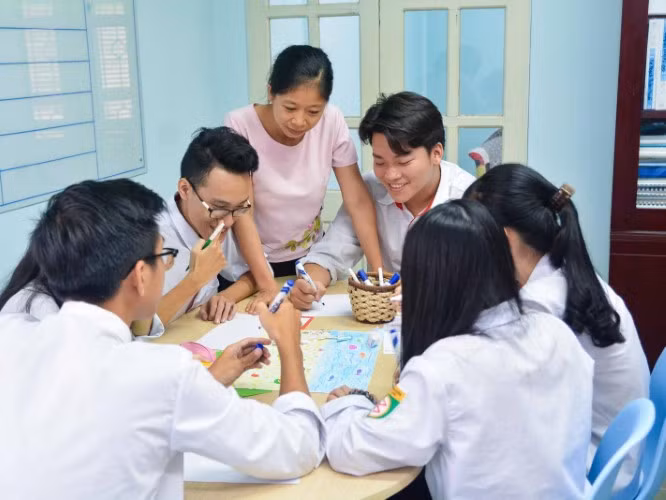 Mô hình tư vấn tâm lý học đường hiệu quả của Trường THPT Nguyễn Bỉnh Khiêm (Cầu Giấy, Hà Nội).