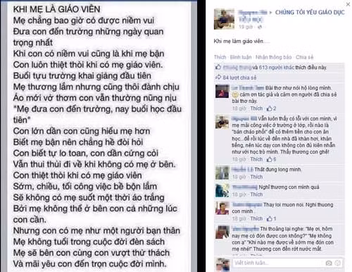 Bật khóc với bài thơ của một cô giáo gửi con mình - Ảnh 1