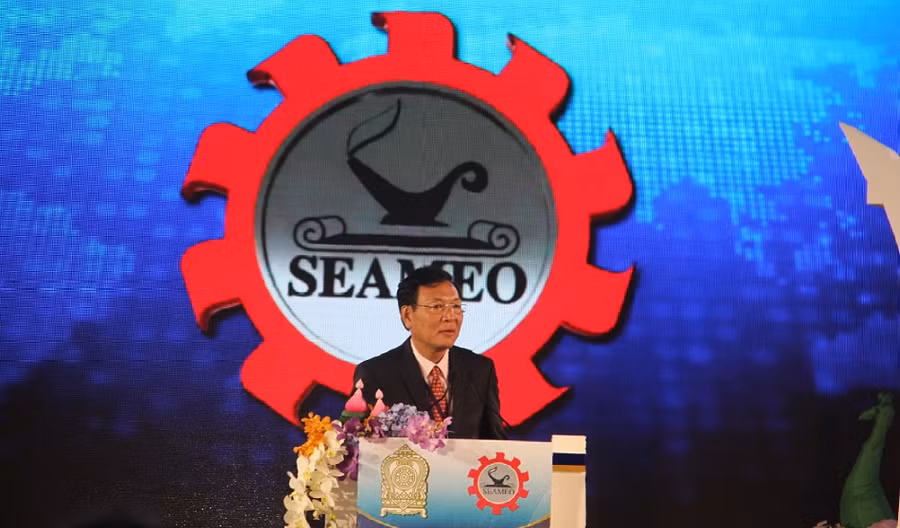 Bộ trưởng Phạm Vũ Luận phát biểu khai mạc Hội nghị SEAMEC 48