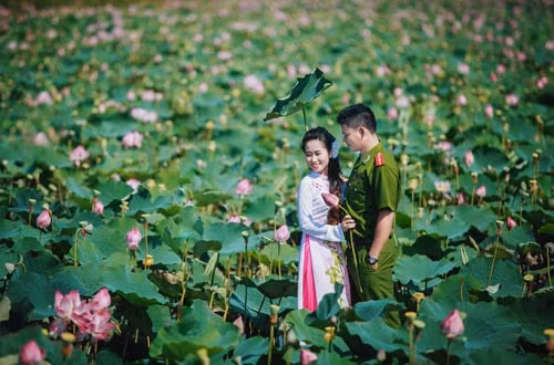 Chuyện tình của chàng công an si tình Hoàng Triều khiến nhiều người ngưỡng mộ